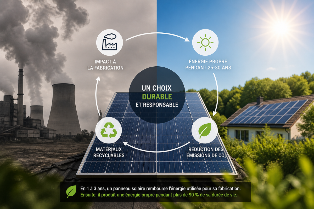 impact ecologique panneau solaire